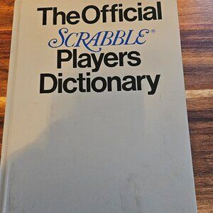 1978 official scrabble player's dictionary hardover